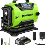 Inflador de Neumáticos Greenworks ING401 Inalámbrico 24V 160 PSI