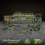 Inflador de Neumáticos Greenworks ING401 Inalámbrico 24V 160 PSI