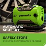 Inflador de Neumáticos Greenworks ING401 Inalámbrico 24V 160 PSI