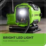 Inflador de Neumáticos Greenworks ING401 Inalámbrico 24V 160 PSI