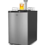 BLACK+DECKER Kegerator de cerveza, 6.1 pies cúbicos. Máquina de cerveza de barril de capacidad extra grande para el hoga