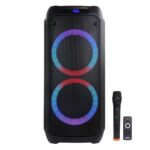 Altavoz Portátil Inalámbrico beFree Sound BFS-8 8 pulgadas Bluetooth con Luces Reactivas