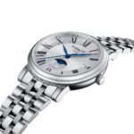 Reloj Tissot Carson Premium Lady Moonphase Cuarzo Suizo Mujer Acero Inoxidable Gris 32 milímetros
