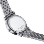 Reloj Tissot Carson Premium Lady Moonphase Cuarzo Suizo Mujer Acero Inoxidable Gris 32 milímetros