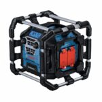 Radio Bosch GPB18V-5CN para Lugar de Trabajo 18V Bluetooth 5.0 Estación de Energía Altavoces de Cuatro Vías con Subwoofe