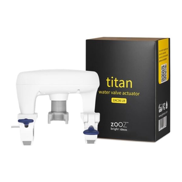 Zooz Z-Wave - Actuador de válvula de agua Titan de largo alcance serie 700 ZAC36 | Compatible con Z-Box, SmartThings, fu