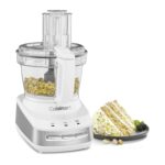 Cuisinart Procesador de alimentos multifuncional FP-110 Core Custom de 10 tazas, blanco e inoxidable