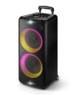 Altavoz de Fiesta Bluetooth Philips X5206 Portátil con Ruedas Karaoke Doble Woofer 8 Pulgadas 160W