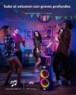 Altavoz de Fiesta Bluetooth Philips X5206 Portátil con Ruedas Karaoke Doble Woofer 8 Pulgadas 160W