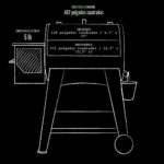 Parrilla de Pellets Pit Boss 440FB1 Modelo 10906 518 Pulgadas Cuadradas Color Negro