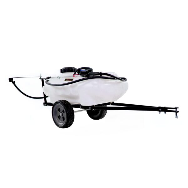Rociador de Remolque Brinly ST-152BH-A Autoalmacenable 15 Galones Blanco Mate