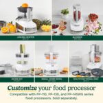 Cuisinart FP-130 Procesador de alimentos multifuncional de 13 tazas, color blanco