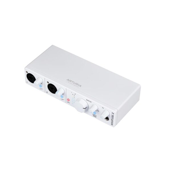 Arturia - MiniFuse 2 - Compacta interfaz de audio y MIDI USB con software creativo para grabación, producción, podcastin