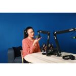RØDE PSA1+ Brazo de estudio profesional con amortiguación de resorte y gestión de cables, negro