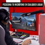 RØDE PSA1+ Brazo de estudio profesional con amortiguación de resorte y gestión de cables, negro