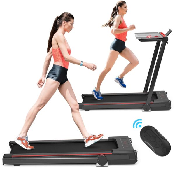 Caminadora Eléctrica Plegable Sporfit 2.25 HP con Escritorio Grande Control Remoto y Pantalla LCD