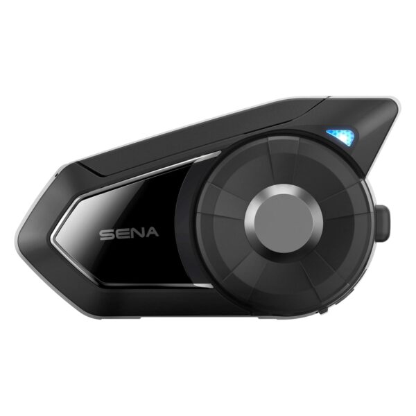 Sistema de Comunicación Sena 30K-03 Auriculares Bluetooth Mesh para Motocicleta Negro con Altavoces HD