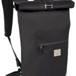 Mochila Osprey Arcane Roll Top 25L Impermeable para Laptop 16 pulgadas Negro Stonewash