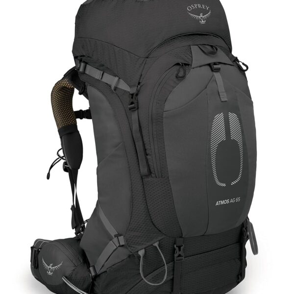 Mochila de Mochilero Osprey Atmos AG 65 Modelo 10003999 Negro 68 Litros Talla Large X-Large