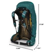 Mochila Osprey Eja 38 para Mujer 35 Litros Verde Azulado Profundo Talla XS/S