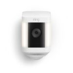 Cámara con luz de enfoque inalámbrica Ring Plus: seguridad para tu casa o negocio con video HD, comunicación bidireccion