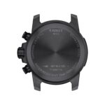 Reloj Tissot Supersport Chrono T1256173705101 Caja de Acero Inoxidable 316L con Revestimiento PVD Negro Correa Textil 45
