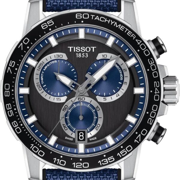 Reloj Tissot Supersport Chrono T1256171705103 Hombre Cronógrafo Cuarzo Suizo Caja Acero Inoxidable 316L 45.5mm Correa Te
