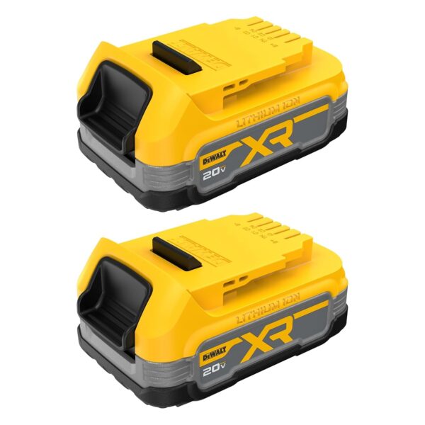Batería de Iones de Litio DEWALT POWERSTACK DCBP034-2 20V MAX 1.7 Ah Paquete de 2 Unidades