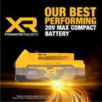 Batería de Iones de Litio DEWALT POWERSTACK DCBP034-2 20V MAX 1.7 Ah Paquete de 2 Unidades