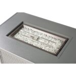 Mesa para Fogata de Propano Oakland Living ELK-FPT-GY Aluminio Rectangular 48 x 36 Pulgadas Acabado Gris 57000 BTU