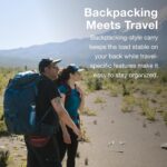 Mochila de Viaje Osprey Fairview Trek 50 Mujer 50 Litros Azul Selva Nocturna