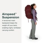 Mochila de Viaje Osprey Fairview Trek 50 Mujer 50 Litros Azul Selva Nocturna