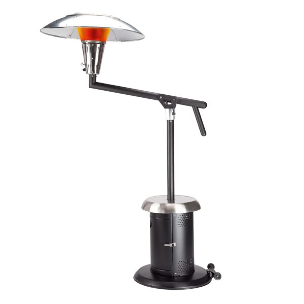Calentador de Patio Cuisinart Perfect Position COH-400 38200 BTU Acero Inoxidable con Brazo Giratorio y Mesa Integrada