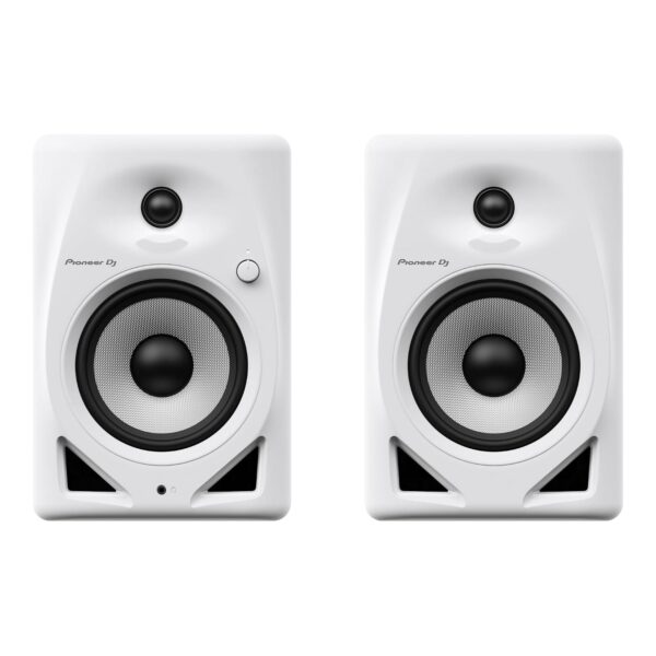Pioneer DJ DM-50D Active - Altavoz de monitor de escritorio de 5 pulgadas, color blanco