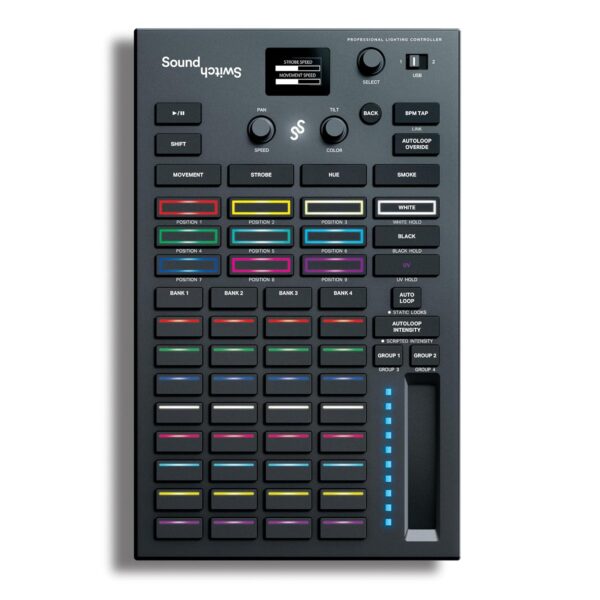 SoundSwitch Control One - Controlador profesional de iluminación DMX para DJ con 3 meses de acceso al software SoundSwit