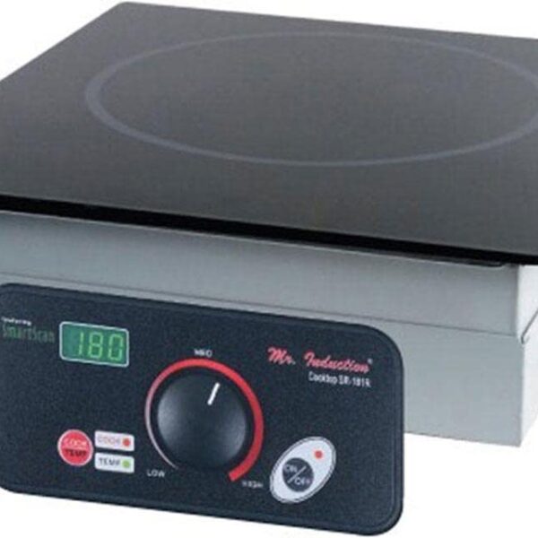 Rango de Inducción Comercial SPT SR-181AA 1800W Placa de Vidrio Templado