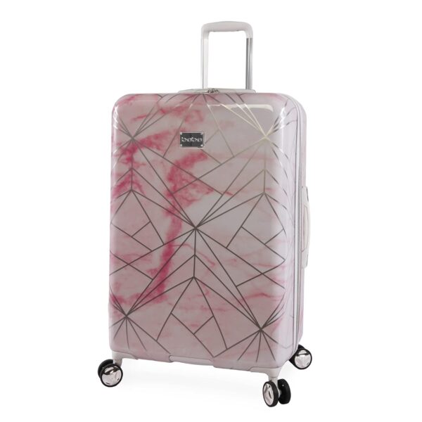 Maleta Equipaje bebe Alana 29 pulgadas Hardside Check in Mármol Rosa Policarbonato