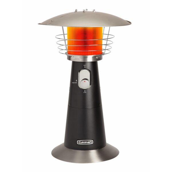 Calentador Portátil de Patio Cuisinart COH-500 de Mesa Propano 11000 BTU Negro