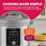 Instant Pot, olla a presión eléctrica de 8 cuartos de galón Whisper Quiet 9 en 1, arrocera de cocción lenta, vaporera, o