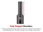 Juego de Llaves de Impacto TEKTON SID92408 78 Piezas 1/2 Pulgada