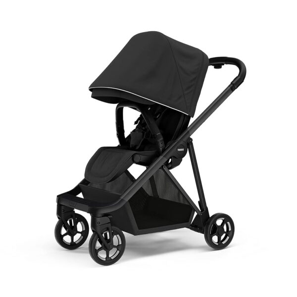 Cochecito Thule Shine Modelo 11400202 Color Negro Compacto Ligero Asiento Reversible 4 Ruedas