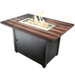 Brasero de Gas Endless Summer The Americana GAD17108ES 40 x 28 Pulgadas Rectangular 40000 BTU
