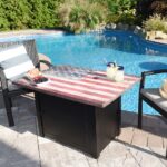 Brasero de Gas Endless Summer The Americana GAD17108ES 40 x 28 Pulgadas Rectangular 40000 BTU