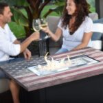 Brasero de Gas Endless Summer The Americana GAD17108ES 40 x 28 Pulgadas Rectangular 40000 BTU
