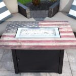 Brasero de Gas Endless Summer The Americana GAD17108ES 40 x 28 Pulgadas Rectangular 40000 BTU