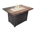 Brasero de Gas Endless Summer The Americana GAD17108ES 40 x 28 Pulgadas Rectangular 40000 BTU