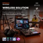 Roland AeroCaster | Sistema de transmisión en vivo portátil | Potente solución de producción inalámbrica multicámara | C