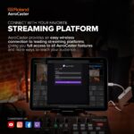 Roland AeroCaster | Sistema de transmisión en vivo portátil | Potente solución de producción inalámbrica multicámara | C