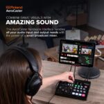 Roland AeroCaster | Sistema de transmisión en vivo portátil | Potente solución de producción inalámbrica multicámara | C