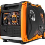 Generador Inversor WEN 56400iX 4000 Vatios Arranque Eléctrico Sensor de CO Negro